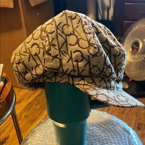 Calvin Klein Brown Monogram Hat